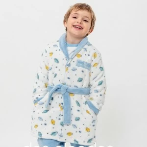 Bata ni&ntilde;o coralina estampada