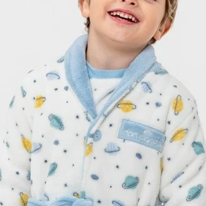 Bata ni&ntilde;o coralina estampada