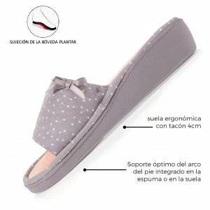 Zapatilla de casa mujer chinela tac&oacute;n ergon&oacute;mica