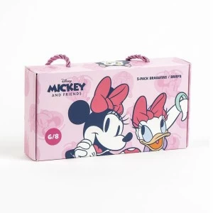 Braga infantil algod&oacute;n Minnie pack x 5 