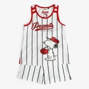 Pijama infantil algod&oacute;n Baisbol Snoopy