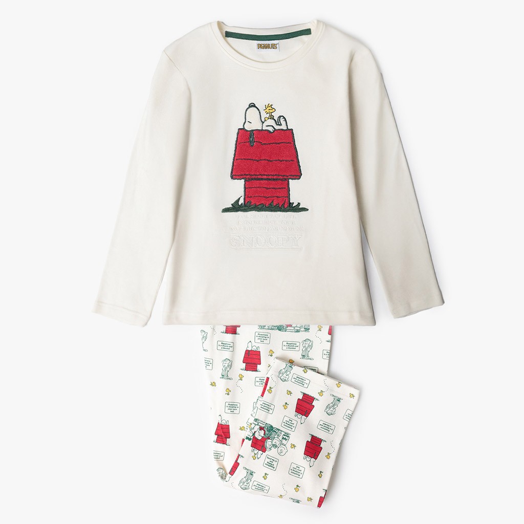 Pijama infantil algodón estampado Snoopy