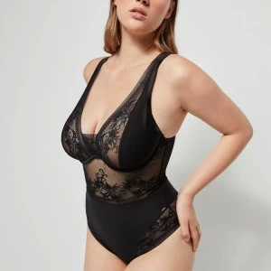 Body con aro y encaje con copa ultraligera 249
