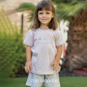 Pijama corto ni&ntilde;a algod&oacute;n 