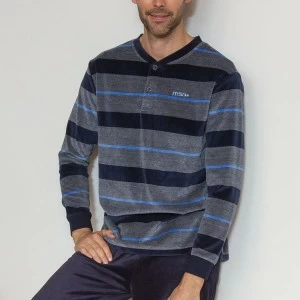 Pijama hombre tejido tundosado