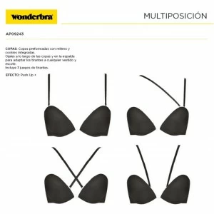 Sujetador push up 100 posturas