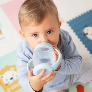Taza aprendizaje con tetina step coleccion celeste