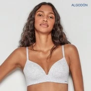 Sujetador mujer cotton tech sin aro