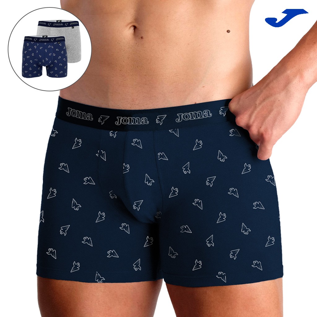 B&oacute;xer hombre paxk x 2 fantasia silueta aguila 