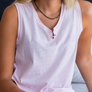 Pijama algod&oacute;n mujer sin mangas 