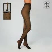 Panty mujer t&eacute;rmico opaco efecto piel corazones