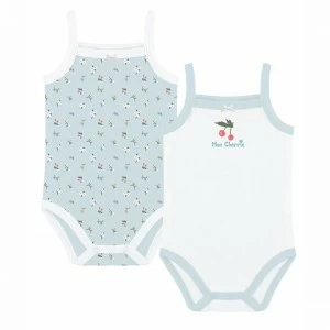 Body beb&eacute; tirantes estampado pack 2