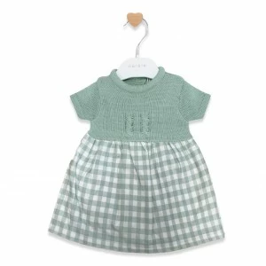 Vestido beb&eacute; cuadros