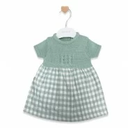 Vestido beb&eacute; cuadros