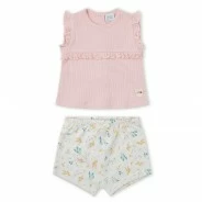 Conjunto beb&eacute; algod&oacute;n dos piezas