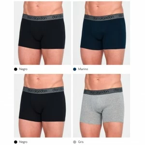Boxer hombre algod&oacute;n b&aacute;sico pack x2 