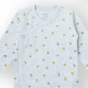 Body bebe pack 2 estampados en azul y blanco