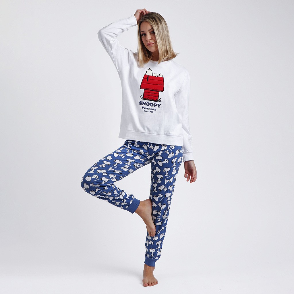 Pijama mujer manga larga Snoopy