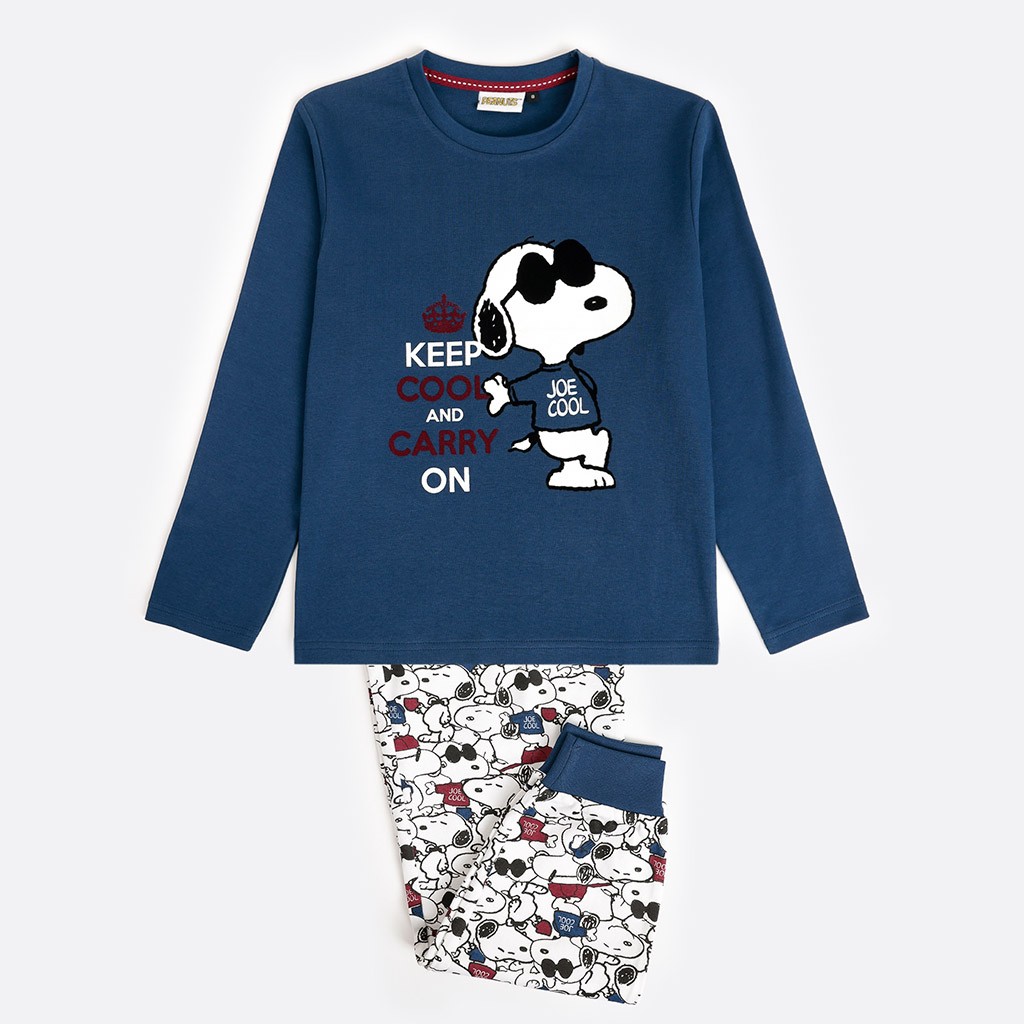 Pijama largo niño estampado Snoopy