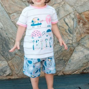 Pijama ni&ntilde;a manga corta Turtle