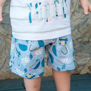 Pijama ni&ntilde;a manga corta Turtle