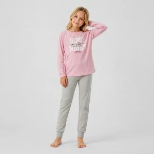 Pijama algod&oacute;n ni&ntilde;a estampado Good Night