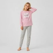 Pijama algod&oacute;n ni&ntilde;a estampado Good Night