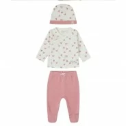 Conjunto interior bebe algod&oacute;n 3 piezas
