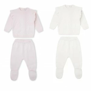 Conjunto beb&eacute; 2 piezas punto algod&oacute;n