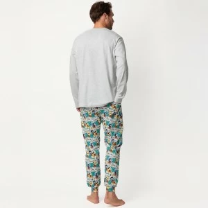 Pijama manga larga hombre Mickey Mouse