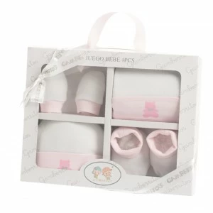 Set regalo bebe recien 4 piezas