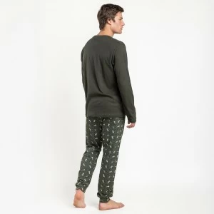 Pijama algod&oacute;n hombre manga larga Antonio Mir&oacute;