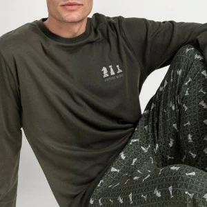 Pijama algod&oacute;n hombre manga larga Antonio Mir&oacute;