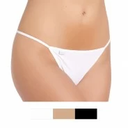 Tanga de tira poliamida pack 2 colores b&aacute;sicos