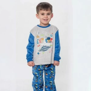 Pijama infantil manga larga Space