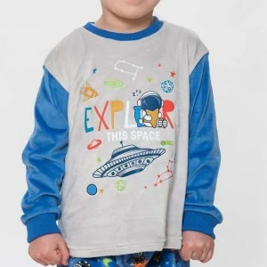 Pijama infantil manga larga Space