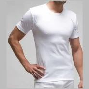 Camiseta termal cuello redondo manga corta
