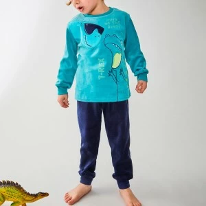 Pijama ni&ntilde;o manga larga T-Rex