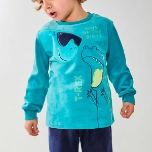 Pijama ni&ntilde;o manga larga T-Rex