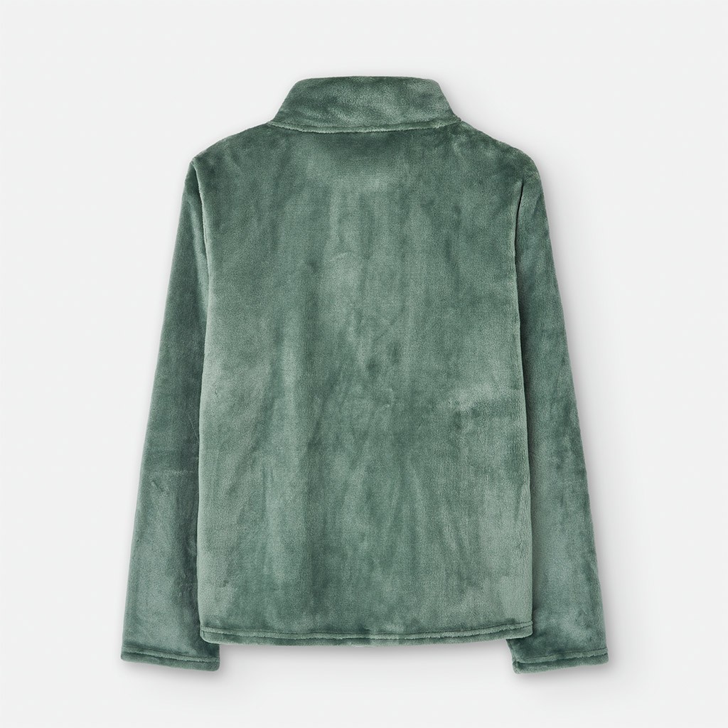 Bata hombre cremallera cuello alto