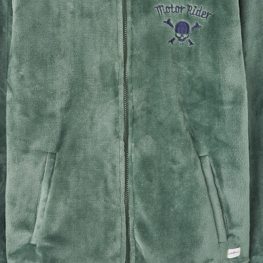 Bata hombre cremallera cuello alto