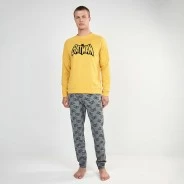 Pijama largo hombre con estampado Batman