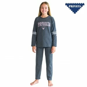 Pijama juvenil manga larga algod&oacute;n
