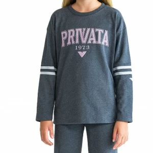 Pijama juvenil manga larga algod&oacute;n