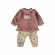 Pijama beb&eacute; manga larga dos piezas