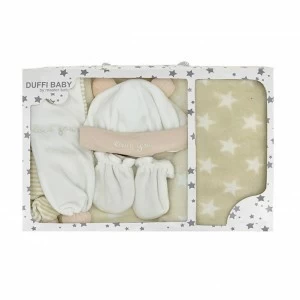 Estuche bebe gorro, manoplas, bufanda y manta