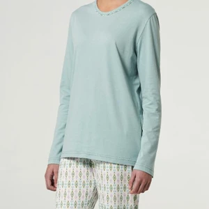 Pijama largo mujer modal estampado