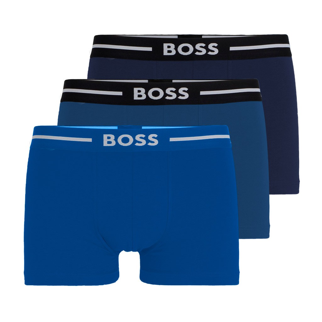 Boxer hombre algodón elastico pack x3 colores moda