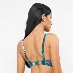 Sujetador ba&ntilde;o mujer con aros y foam estampado