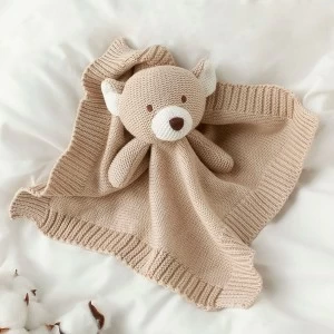 Dudu de algod&oacute;n 100% carita de oso en caja regalo